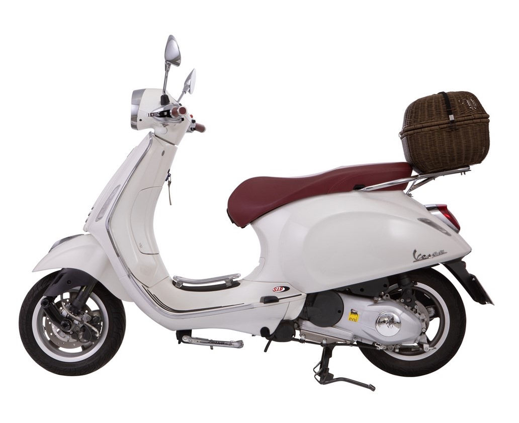 Bagagerek Kit Classic voor Vespa GTS/GTV/GT60 125-300cc, donkerbruin