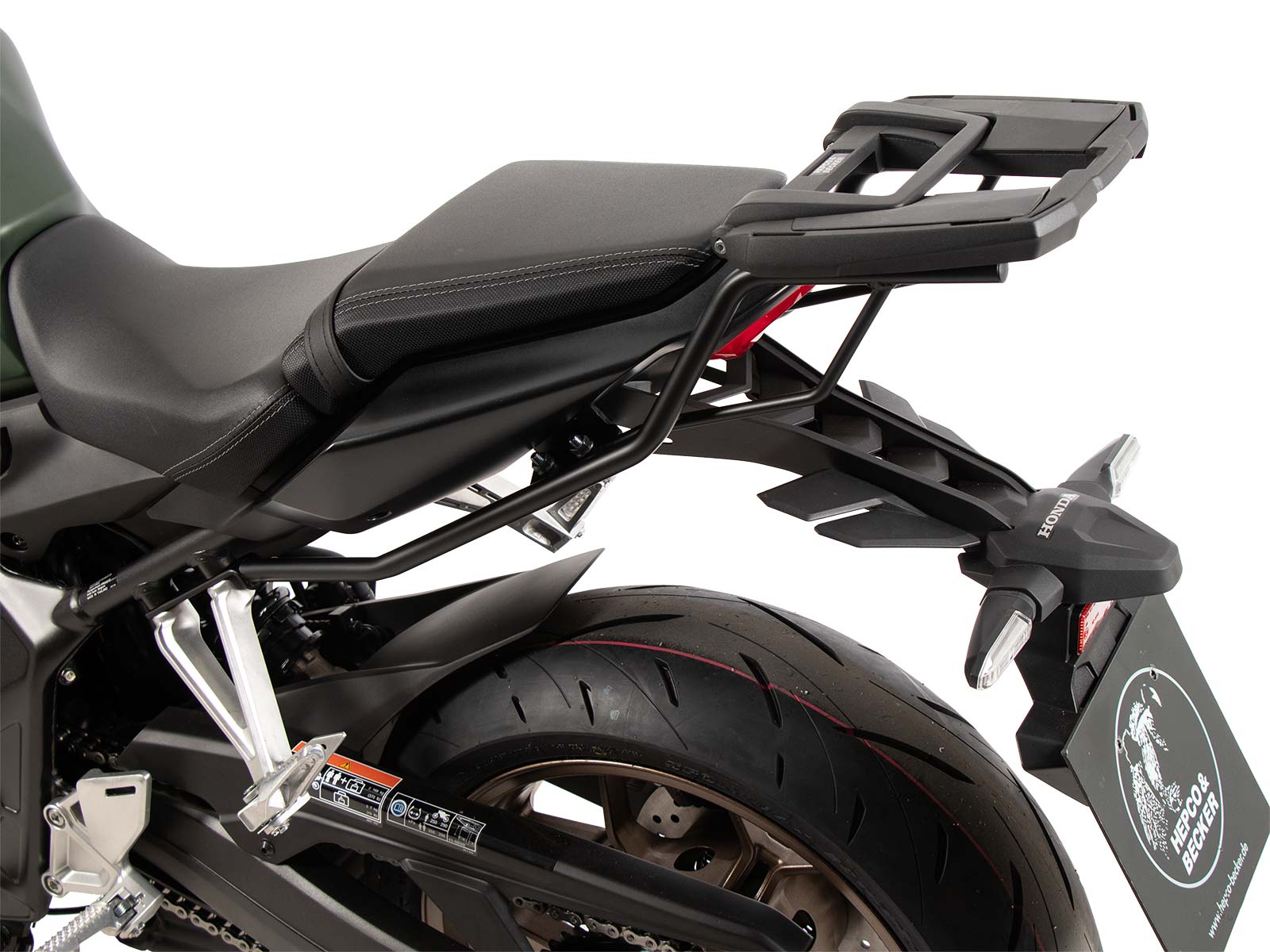 Easyrack topkoffer zwart voor Honda CB 650 R / E-koppeling (24-) Hepco & Becker