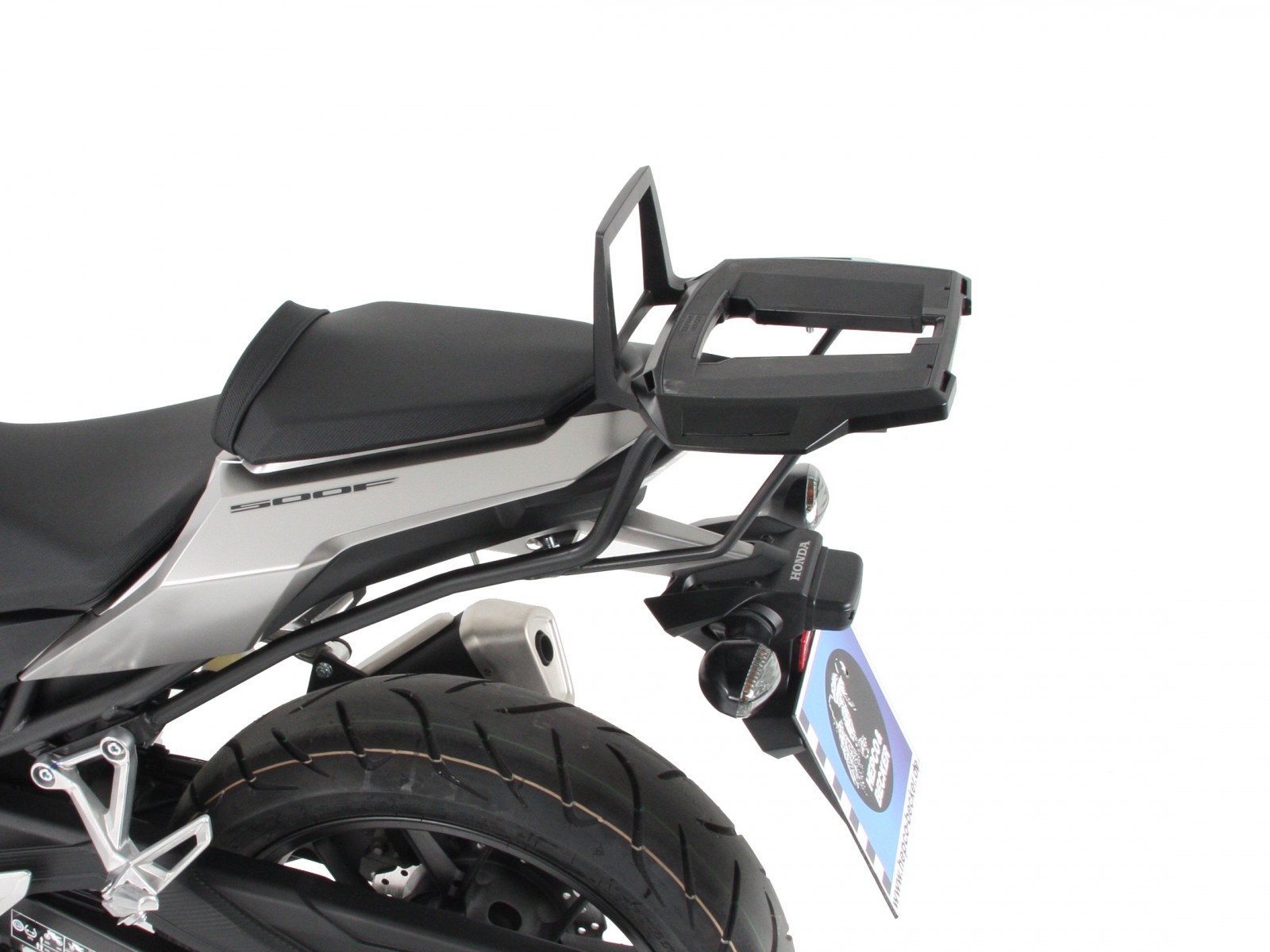 Alurack topkofferdrager antraciet voor Honda CB 500 F (16-18) Hepco & Becker