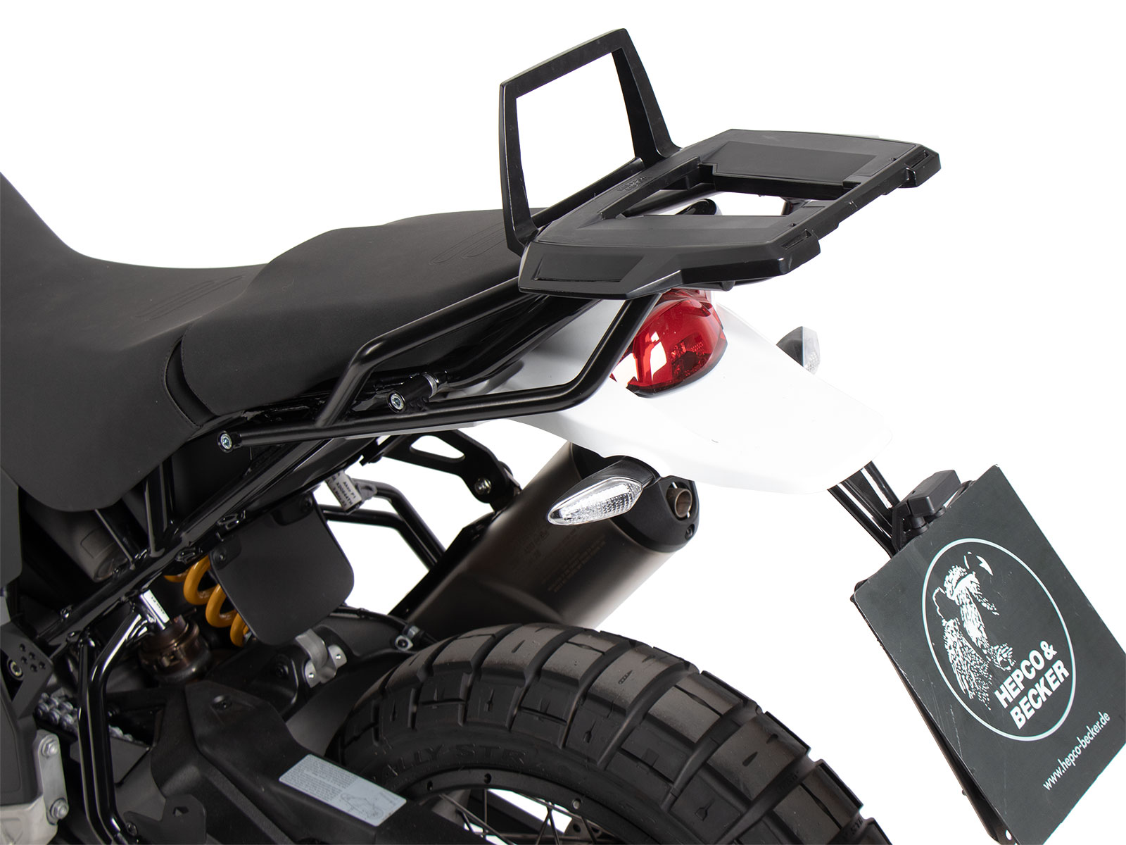 Aluminium topkoffer voor Ducati Desert X Rally (24-) Hepco & Becker