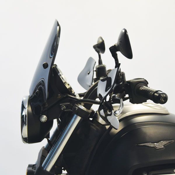 Klein windscherm zwaar getint voor Moto Guzzi Audace (17-20)