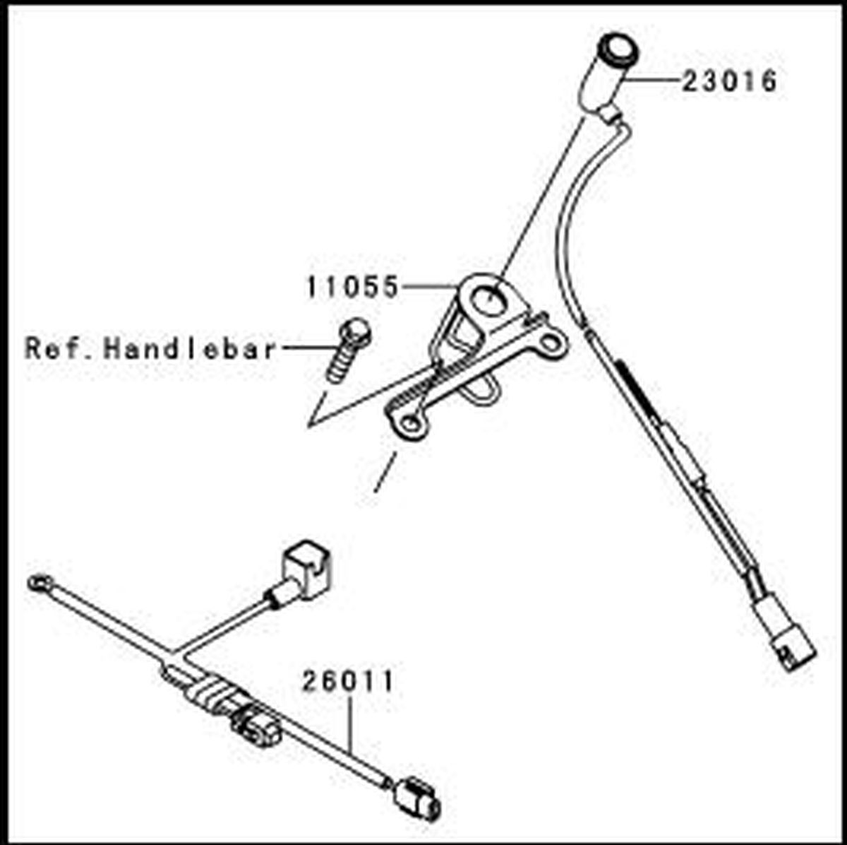 Waarschuwingslampje injectiesysteem Fi Licht KX450F 2009 Origineel Kawasaki