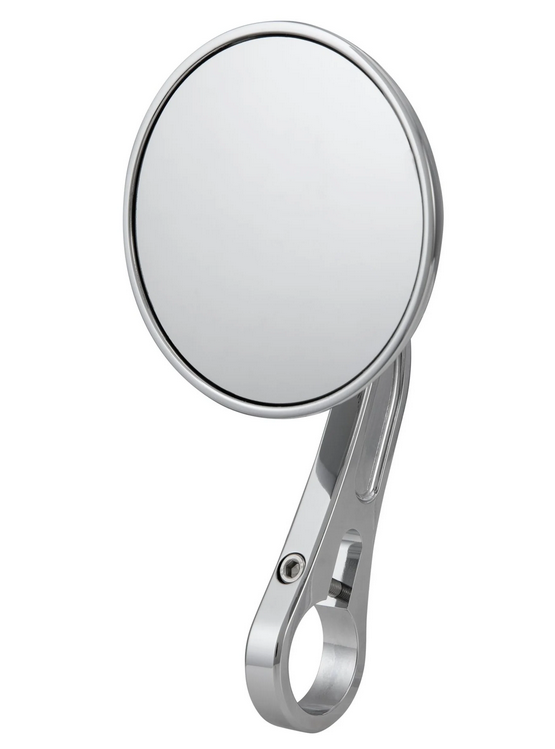 Stuurkapspiegel voor Vespa, links of rechts, rond, chroom