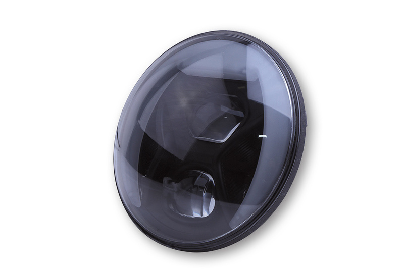 HIGHSIDER pro 7 inch koplampinzetstuk type 8 LED zwart E-goedgekeurd (1pc)