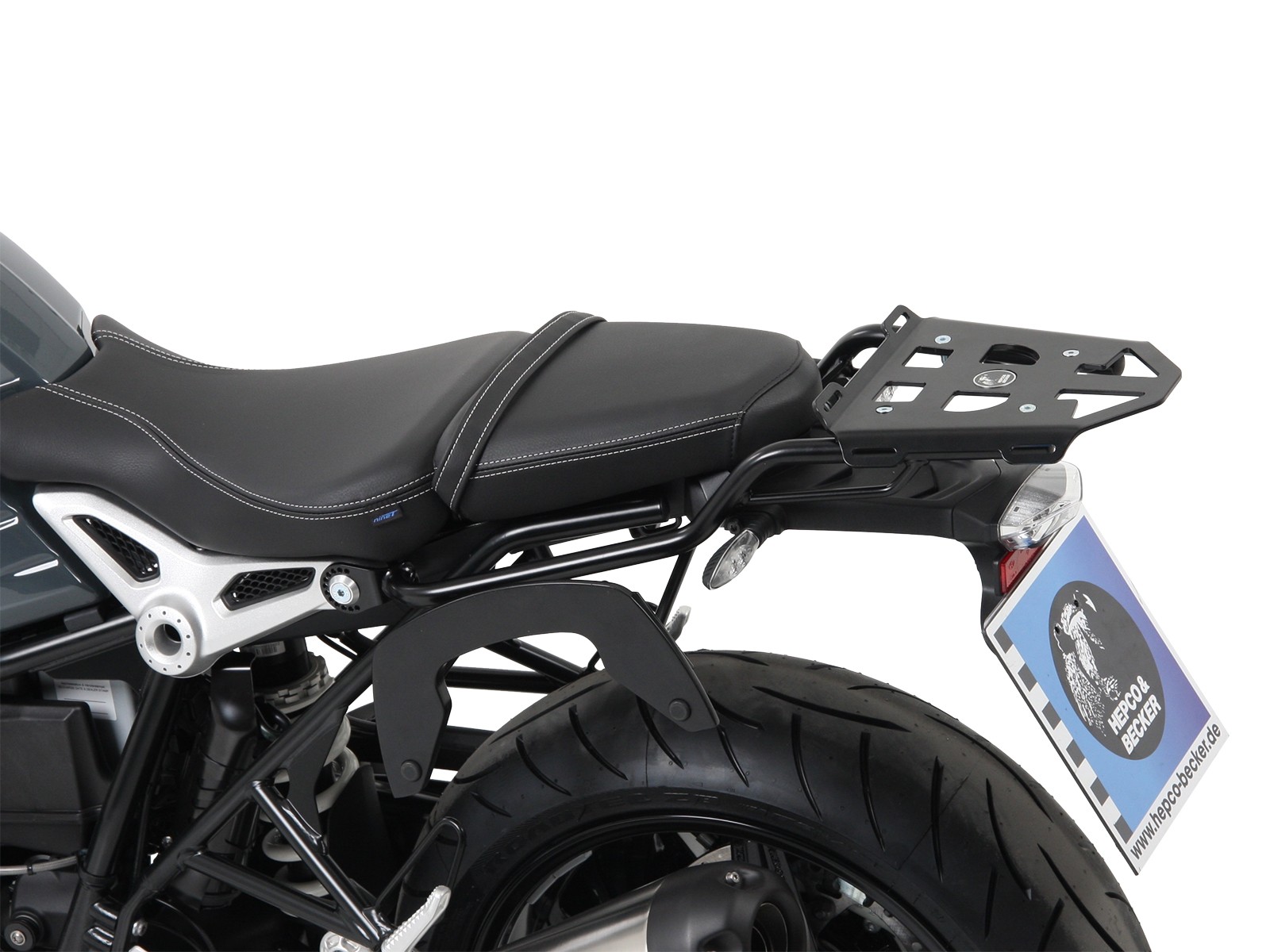 C-Bow zijdrager zwart voor BMW R nineT Pure (17-23) Hepco & Becker