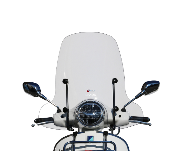 Voorruit FACO hoog voor Vespa GTS /GTS Super 125/300cc (`23-), blank
