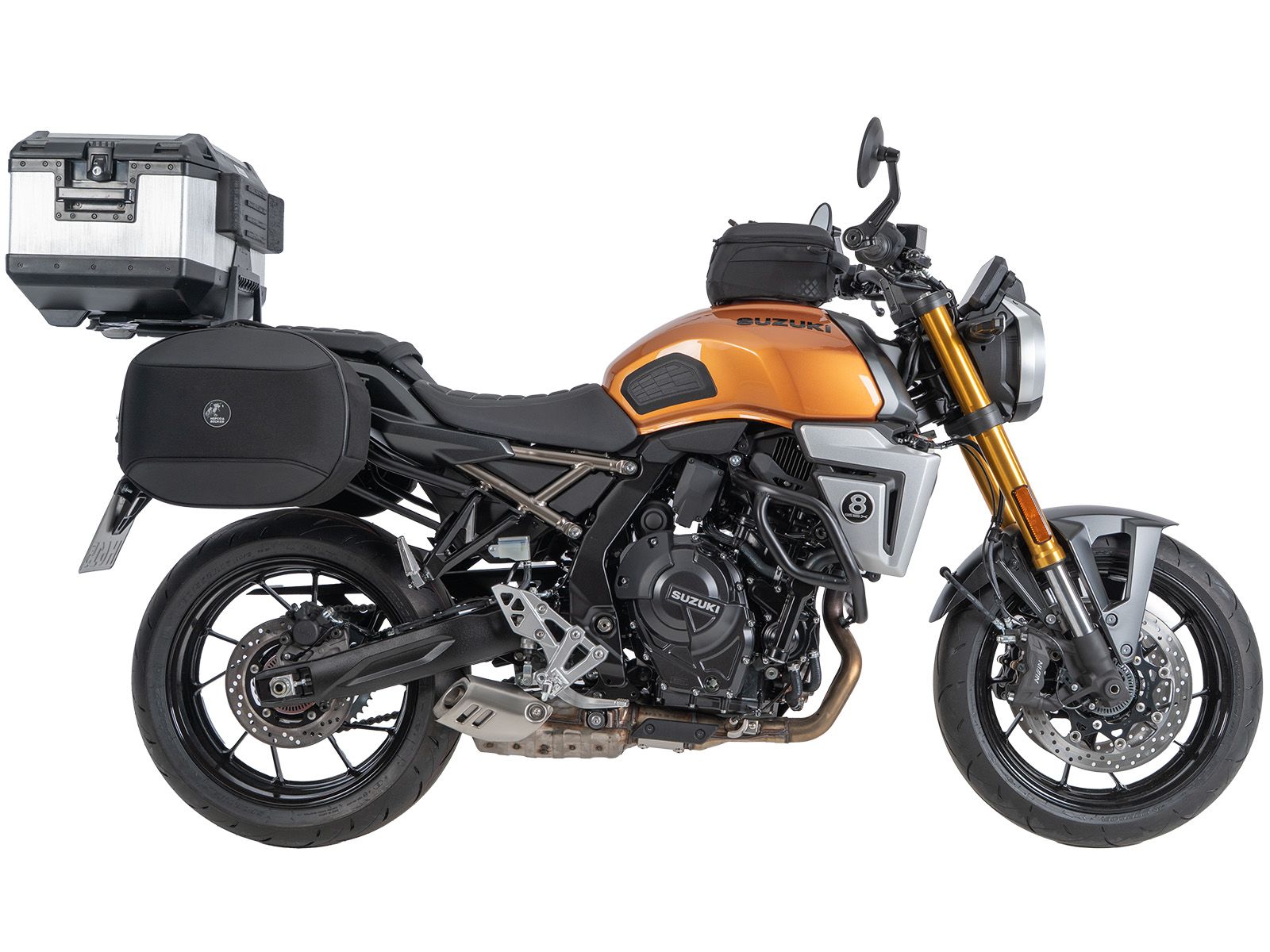 Alurack topkoffer zwart voor Suzuki GSX-8T (25-) Hepco & Becker