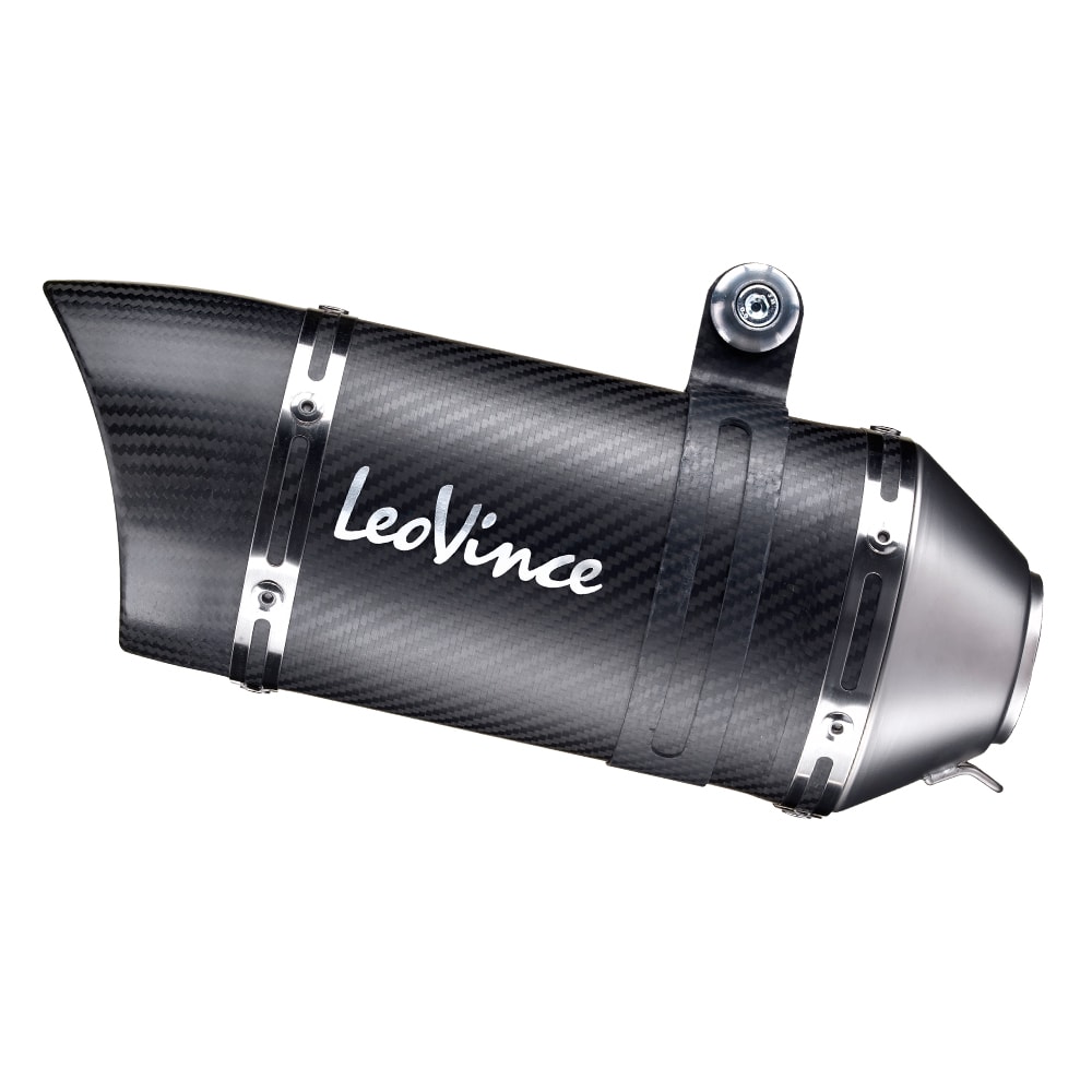 LeoVince uitlaatsysteem LV Pro, carbon, slip on voor Triumph Street Triple 765 765 S /RS (18-21)