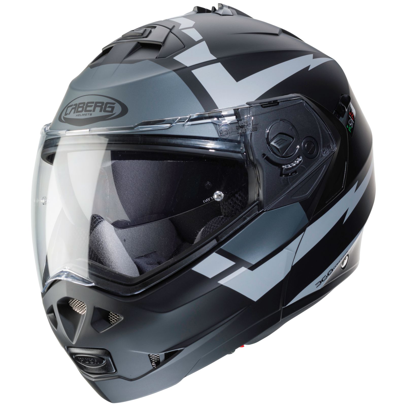 Caberg Helm Duke II Kito, mat zwart/antraciet