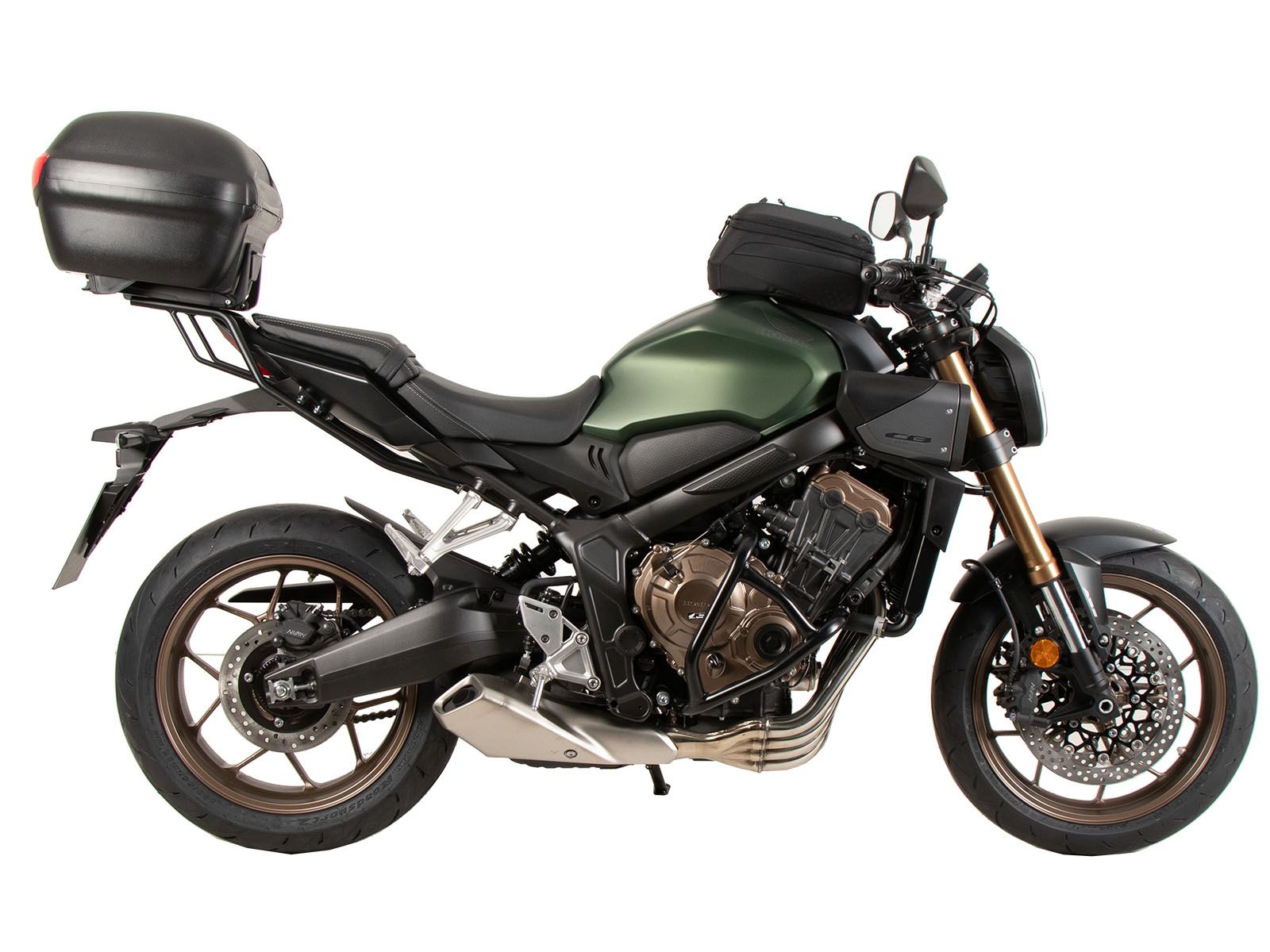 Aluminium topkofferdrager voor Honda CB 650 R / E-koppeling (24-) Hepco & Becker