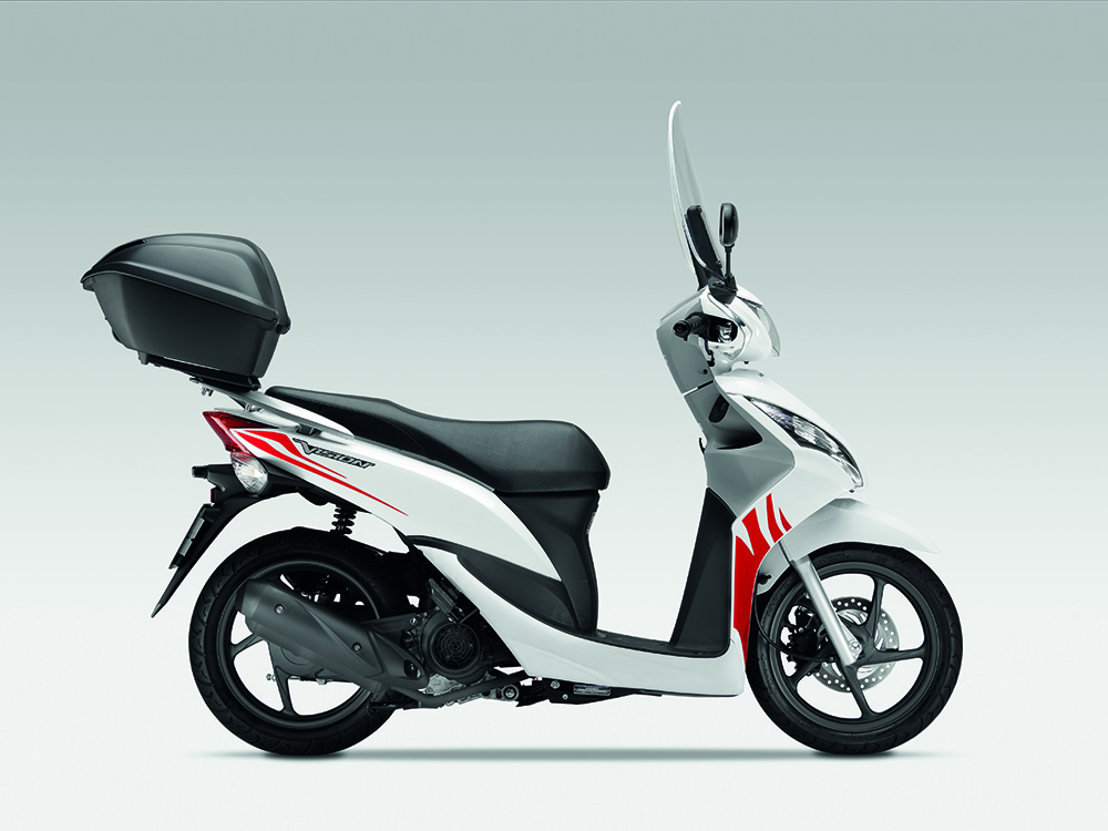 Originele Honda Vision50/ Vision110 stickerset "Safari" rood