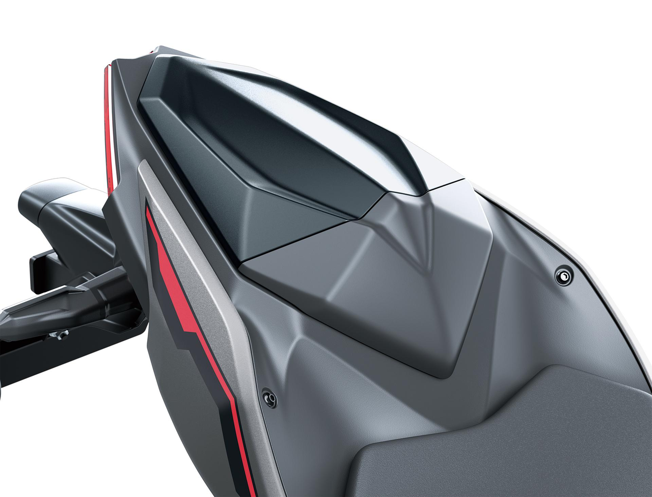 Stoelhoes passagiersstoel Metallic Carbon Grey (51A) voor Kawasaki Ninja 500 SE / Z 500 Origineel