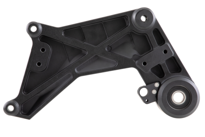 Zwenkarm voor race-uitlaat, achteraan voor Vespa GTS/GTS Super/GTV 125-300cc met ABS, zwart