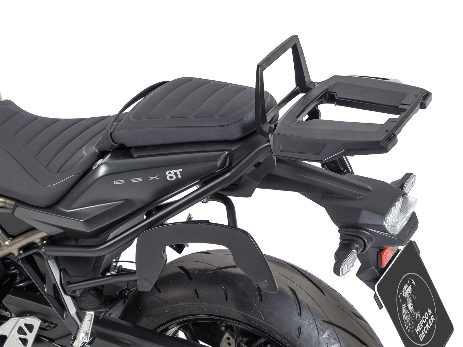 Alurack topkoffer zwart voor Suzuki GSX-8T (25-) Hepco & Becker