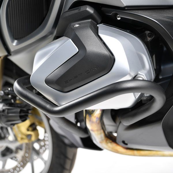 Onderste valbeugel voor BMW R 1250 RT, staal, zwart