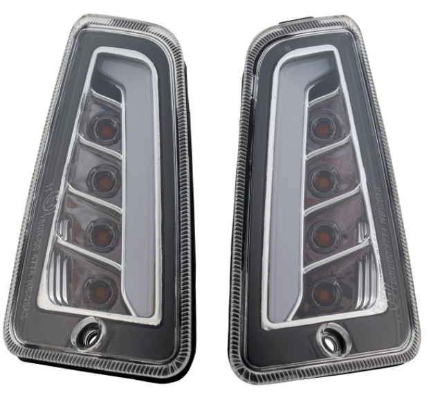 Richtingaanwijzerset voor & achter voor Vespa GTS/GTS Super/GTV 125-300cc ('14-), duidelijk