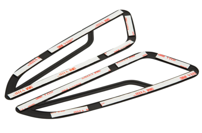 Richtingaanwijzerrooster rechts/links, vooraan voor Vespa Primavera/Sprint 50-150cc 2T/4T AC, mat zwart