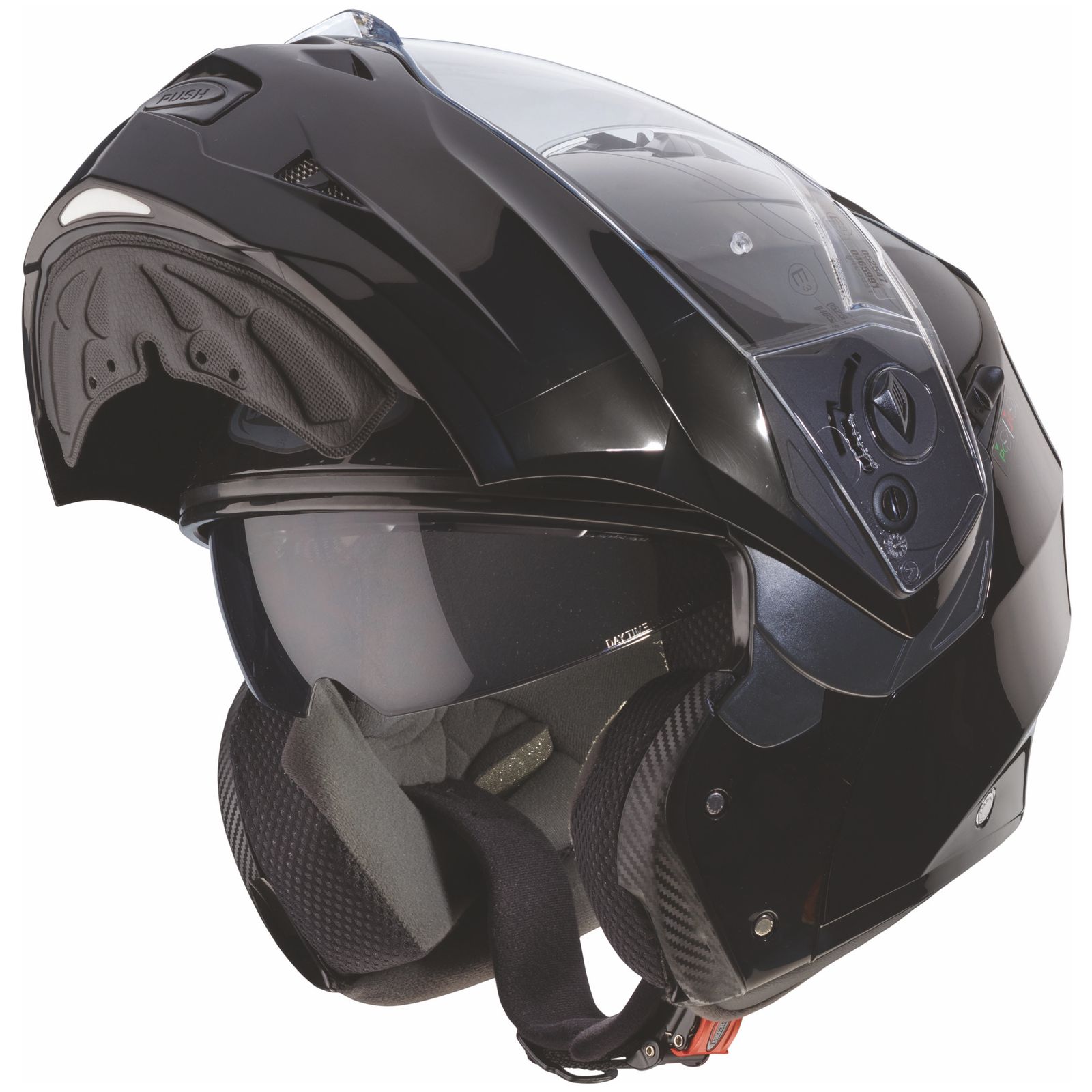 Caberg Helm Duke II Smart, zwart (onbeschilderd)