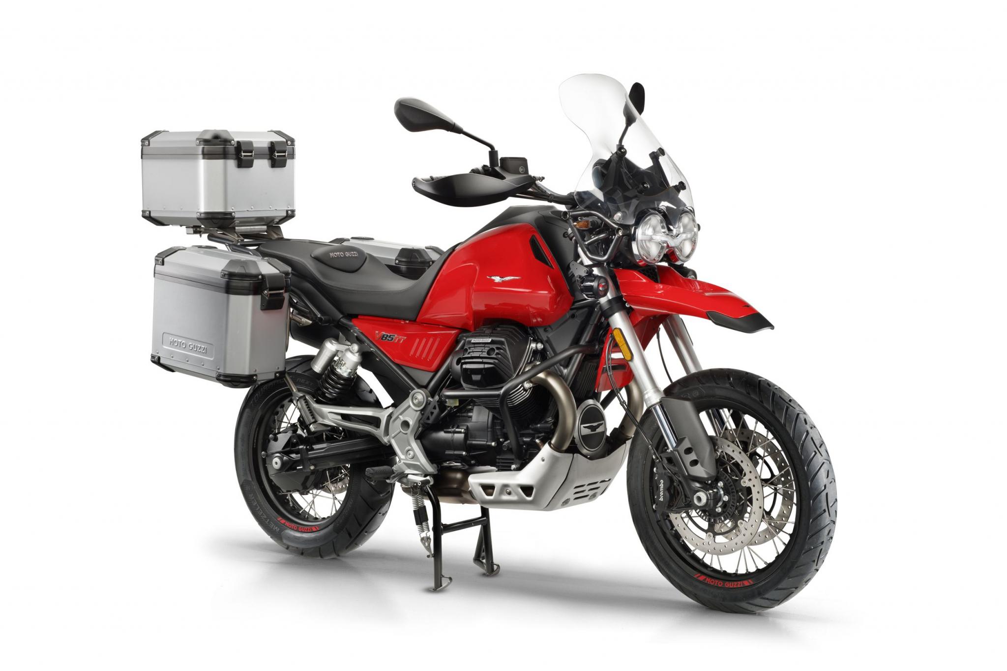 Originele aluminium topkoffer Moto Guzzi V85 TT
