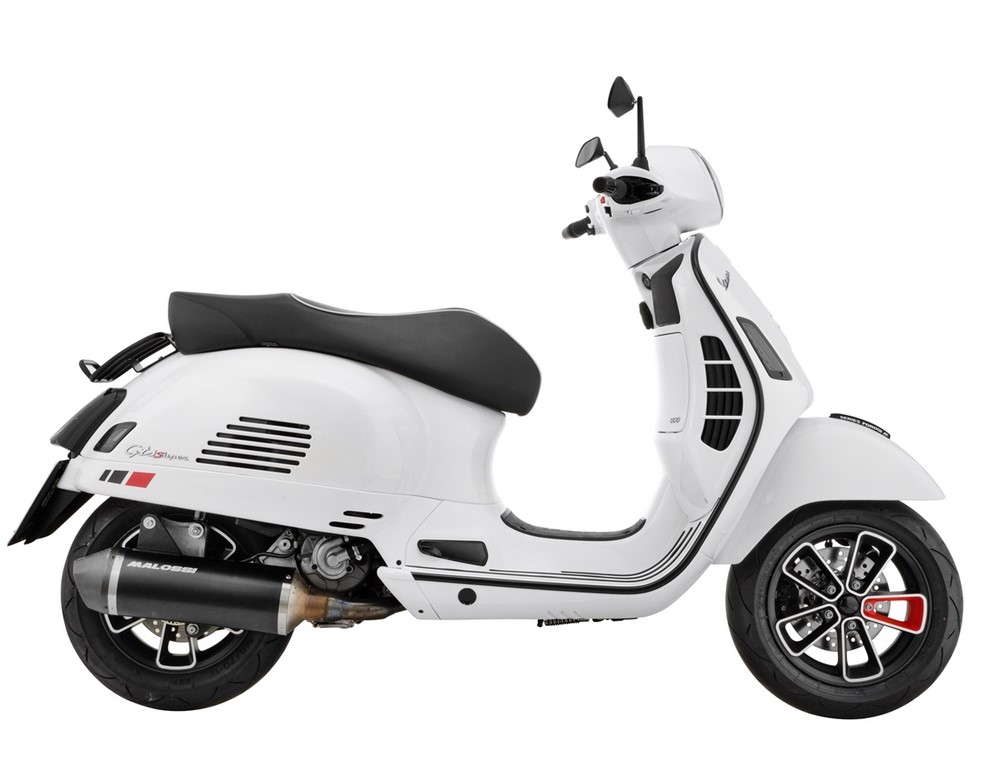 Bagagerek achteraan jaren 70 voor Vespa GTS/GTV/GT 125-300cc 4T LC, chroom