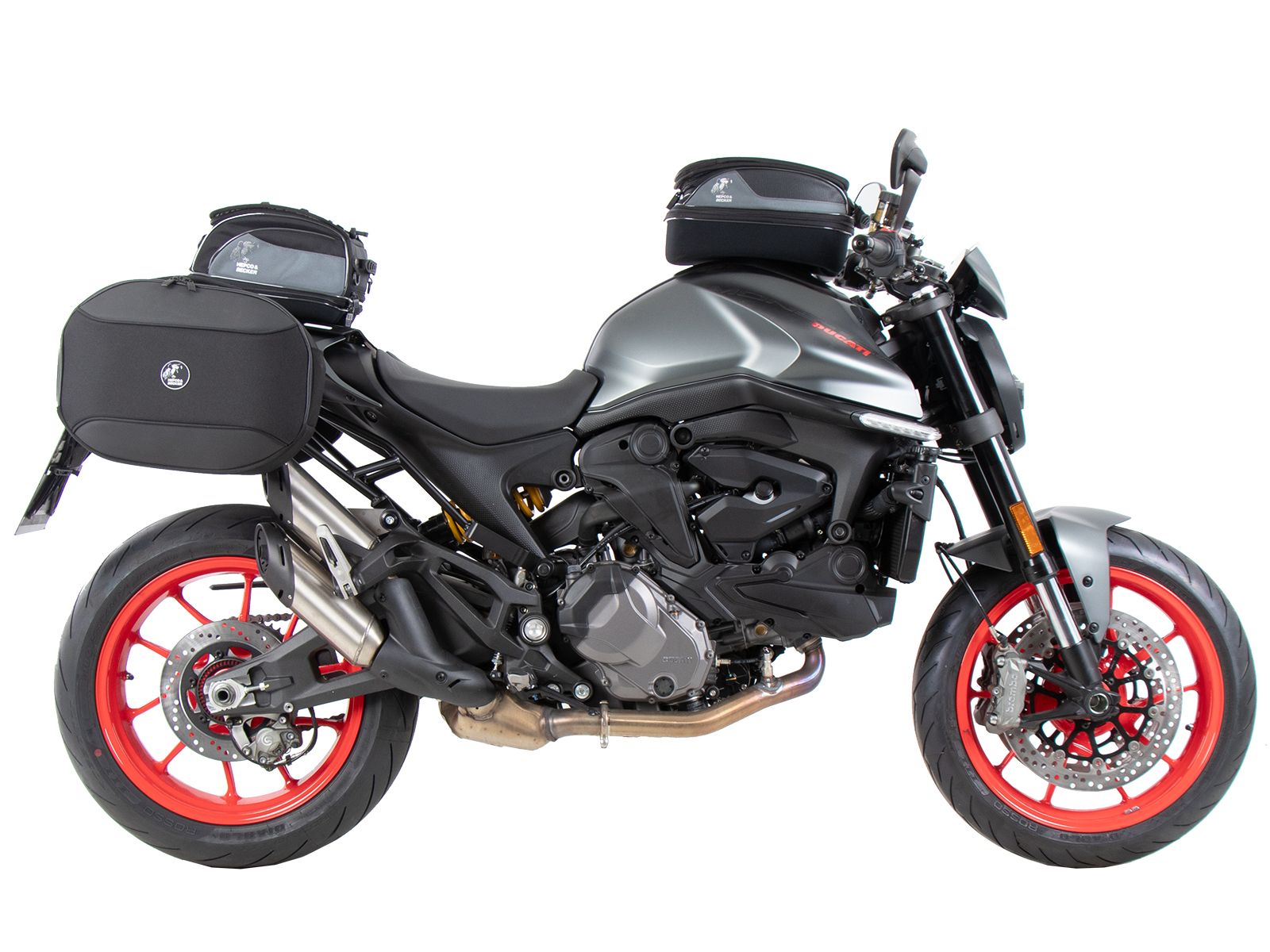 C-Bow zijdrager zwart voor Ducati Monster 937 / 937+ (21-) Hepco & Becker