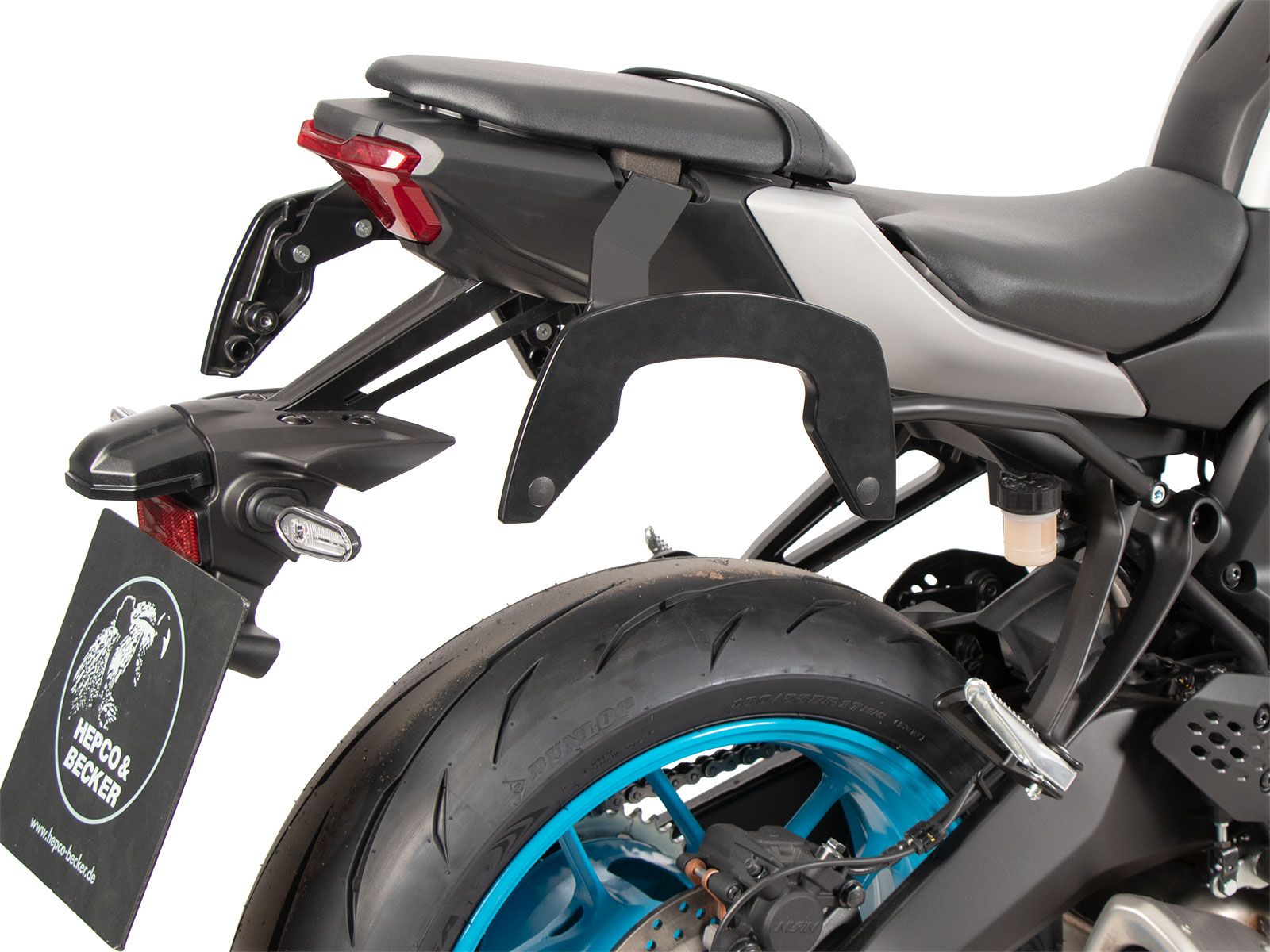 C-Bow zijdrager zwart voor Yamaha MT-07 / Y-AMT (25- ) Hepco & Becker