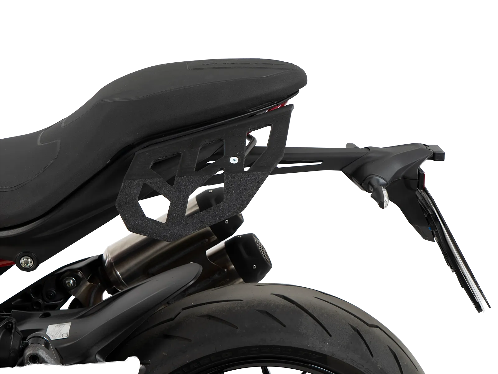 Afstandhouder Luggage Guard zwart voor Ducati Monster 890 / + (26-) Hepco & Becker