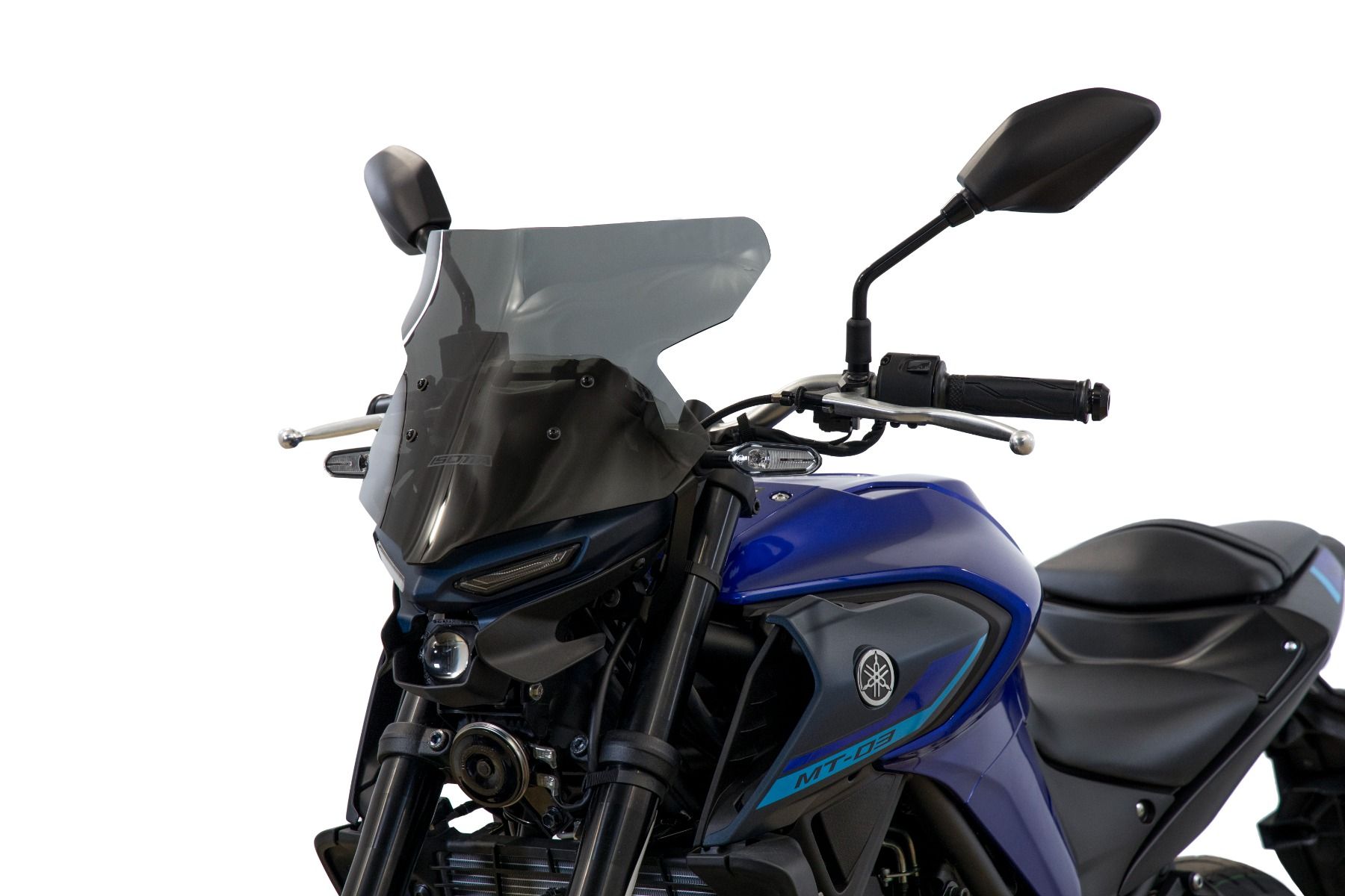 Hoog windscherm dark smoke voor Yamaha MT-03 (22-24)