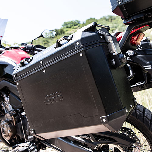 Givi aluminium zijkofferset Trekker Outback 37L zwart Monokey
