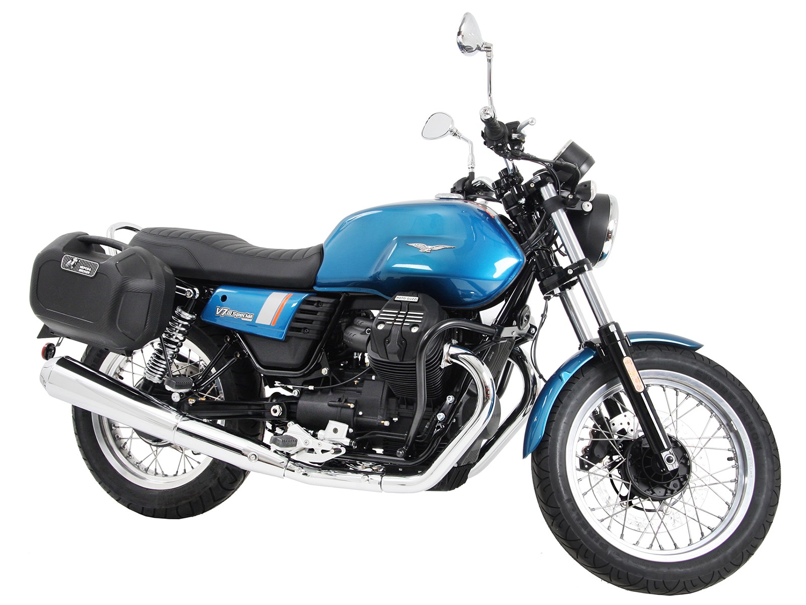 C-Bow zijbalk chroom voor V 7 III steen/ speciaal/ Anniversario/ Racer (Bj.17-)
