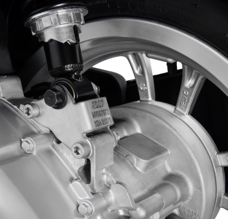 Adapter voor verlaging schokdemper, achter voor Vespa Primavera/Sprint, staal
