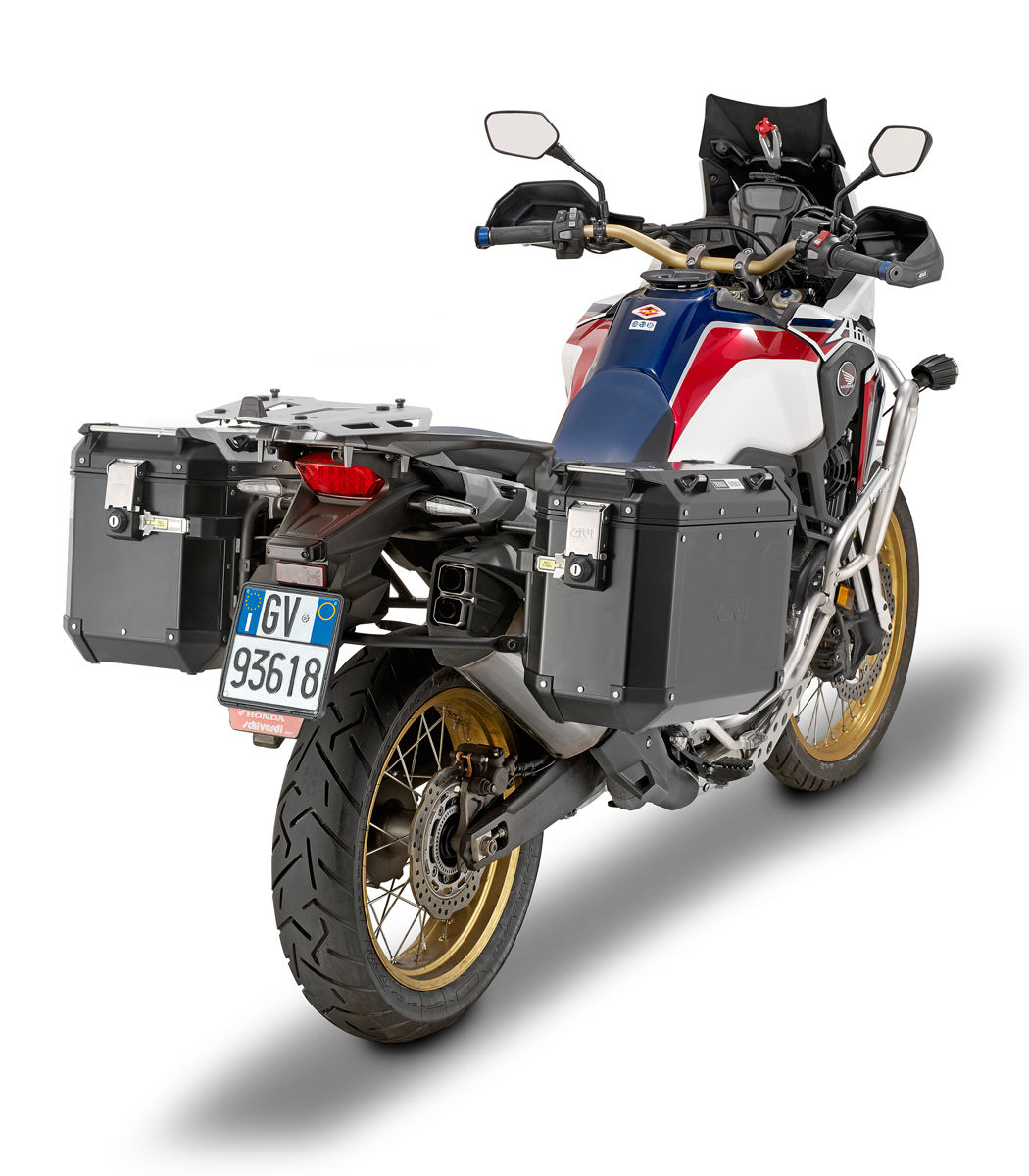 Givi aluminium zijkofferset Trekker Outback 37L zwart Monokey