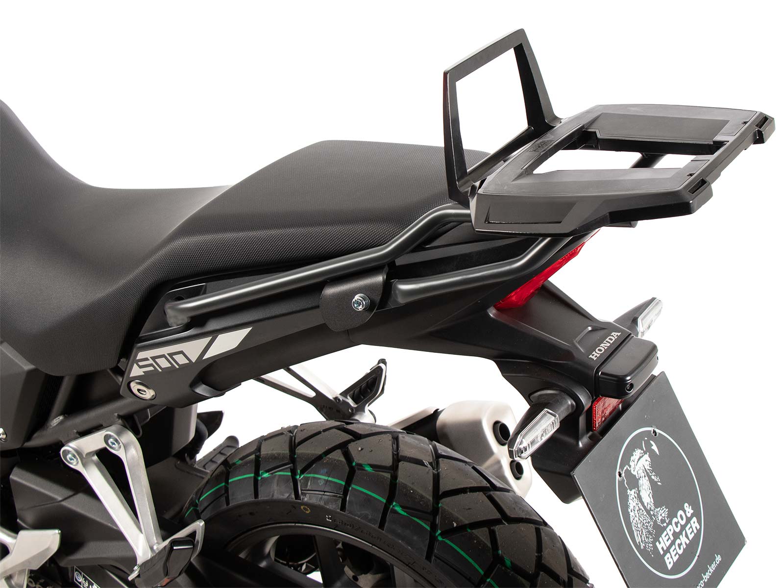 Alurack topkofferdrager antraciet voor Honda NX 500 (24-) Hepco & Becker