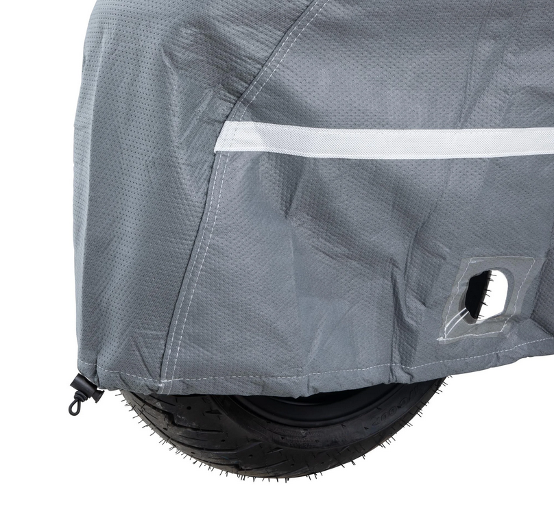 Inklapbare garage Indoor PREMIUM 2.0 voor Vespa GTS/GTV/GT, maat XL, grijs