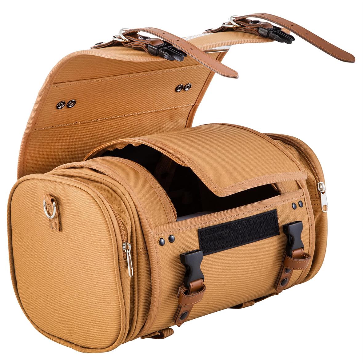Tas "Classic" klein voor Vespa - bruin, nylon