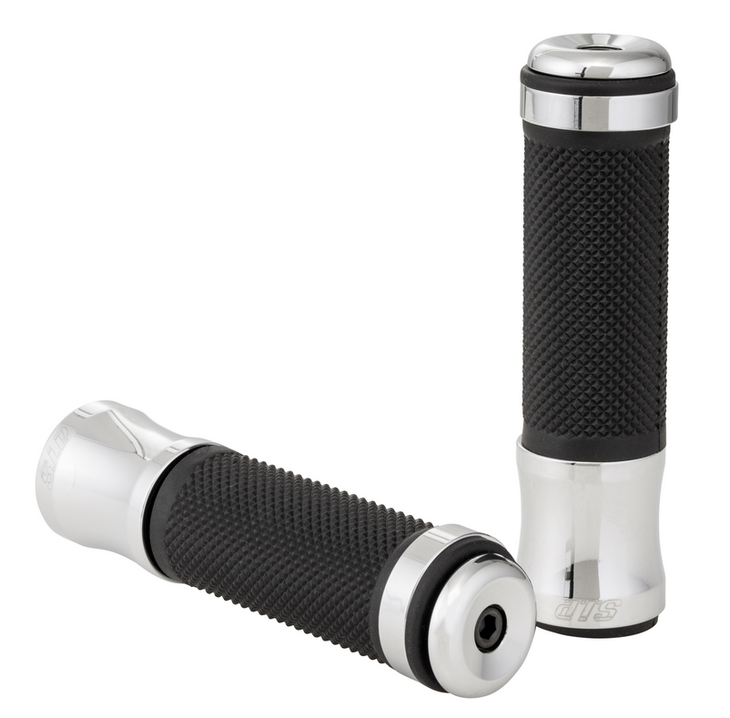 Handvatten Ø 24/24 mm, L 125 mm voor Vespa PX 125-200cc, zwart/chroom