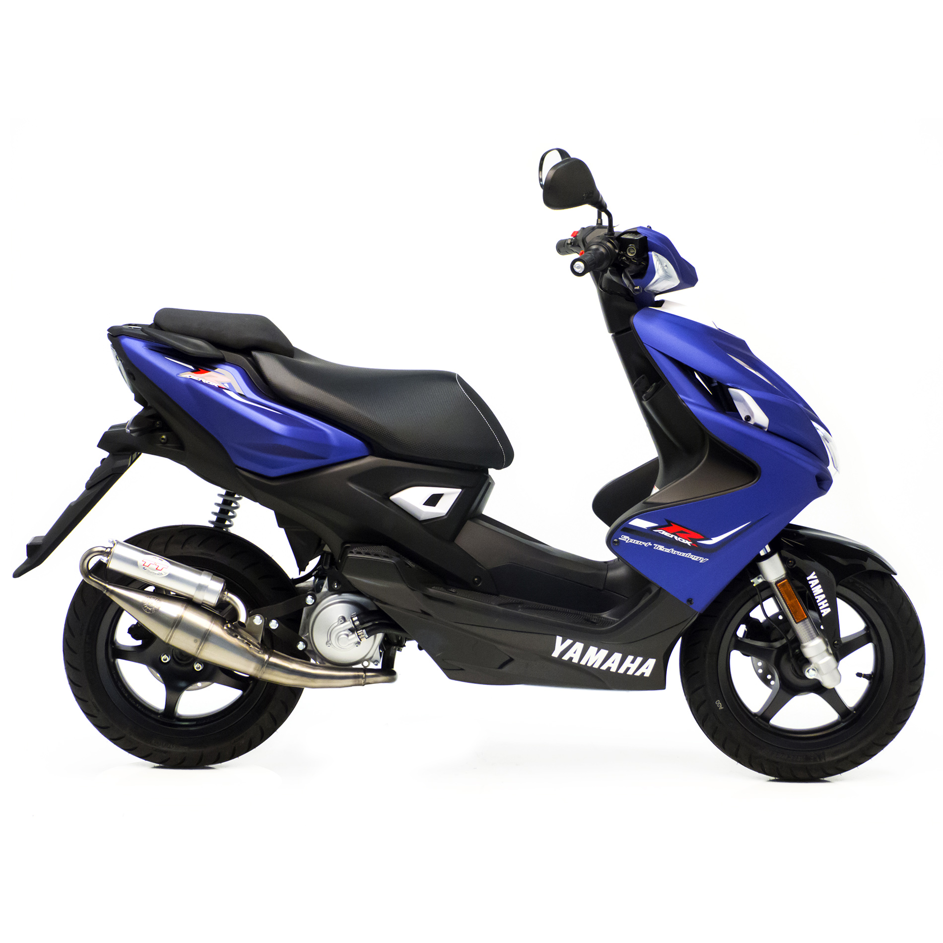 LeoVince Uitlaatsysteem handgemaakt TT, staal, volledig systeem voor Yamaha Aerox 50
