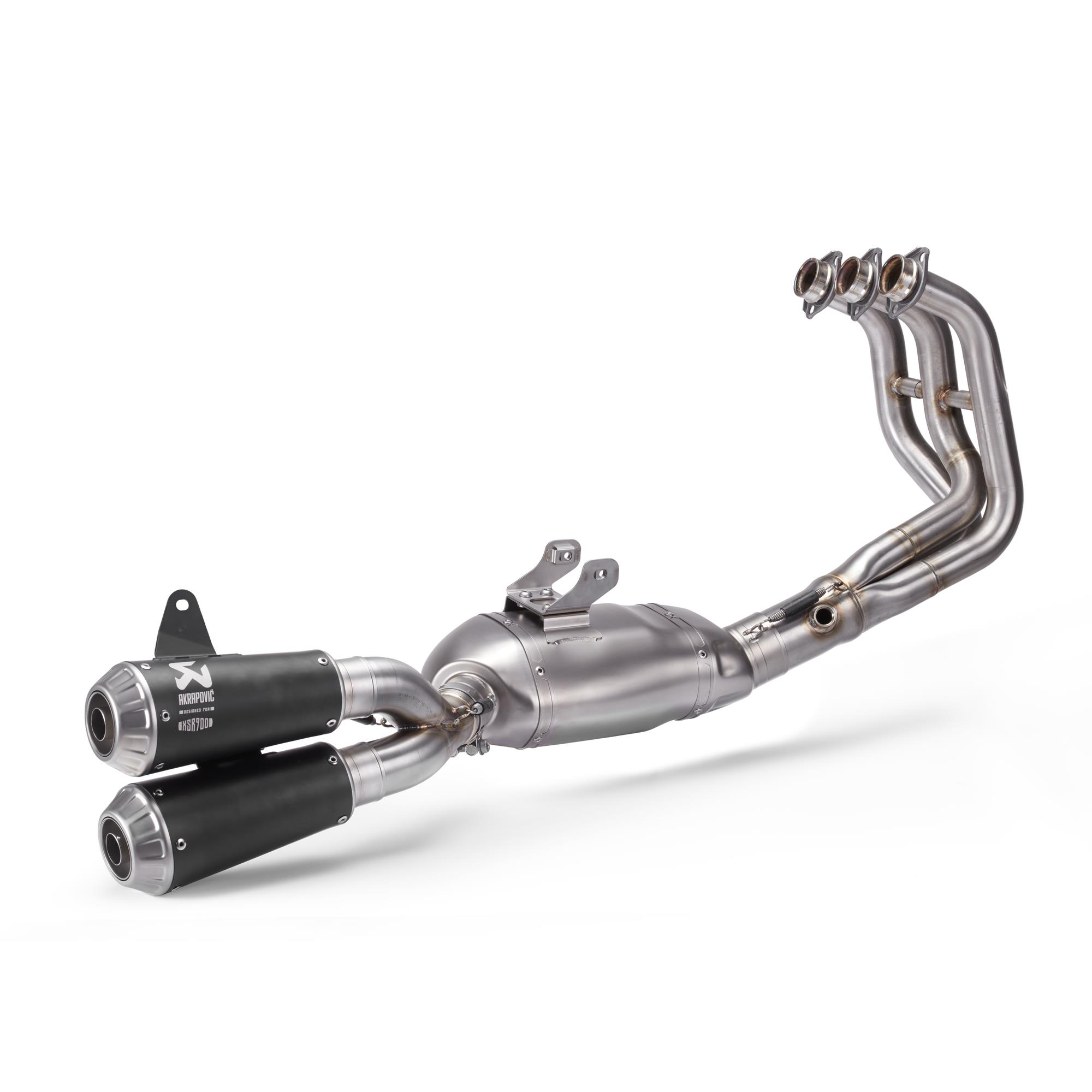 Akrapovic laag gemonteerd uitlaatsysteem voor Yamaha XSR900