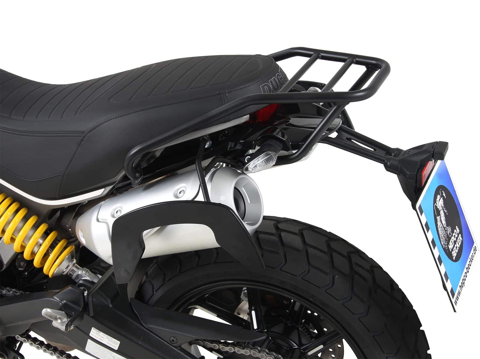 Buisvormig bagagerek zwart voor Ducati Scrambler 1100 /Special /Sport (18-20) Hepco & Becker
