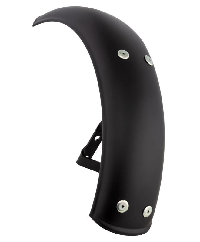 Spatbord Garelli voor Vespa PX 80-200ccm, metaal, mat zwart