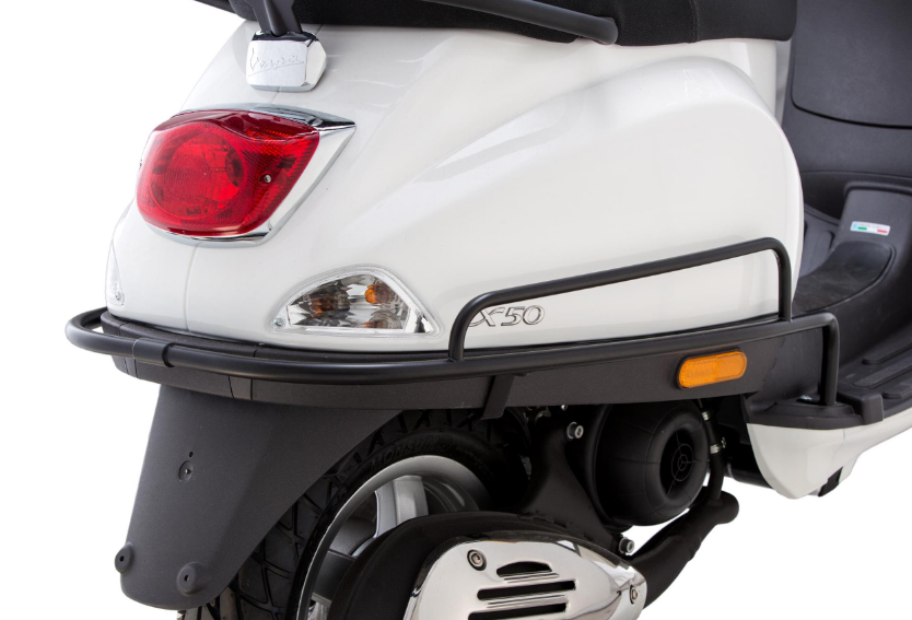 Crashbar zijafdekking voor Vespa LX/LXV/S 50-150cc, zwart