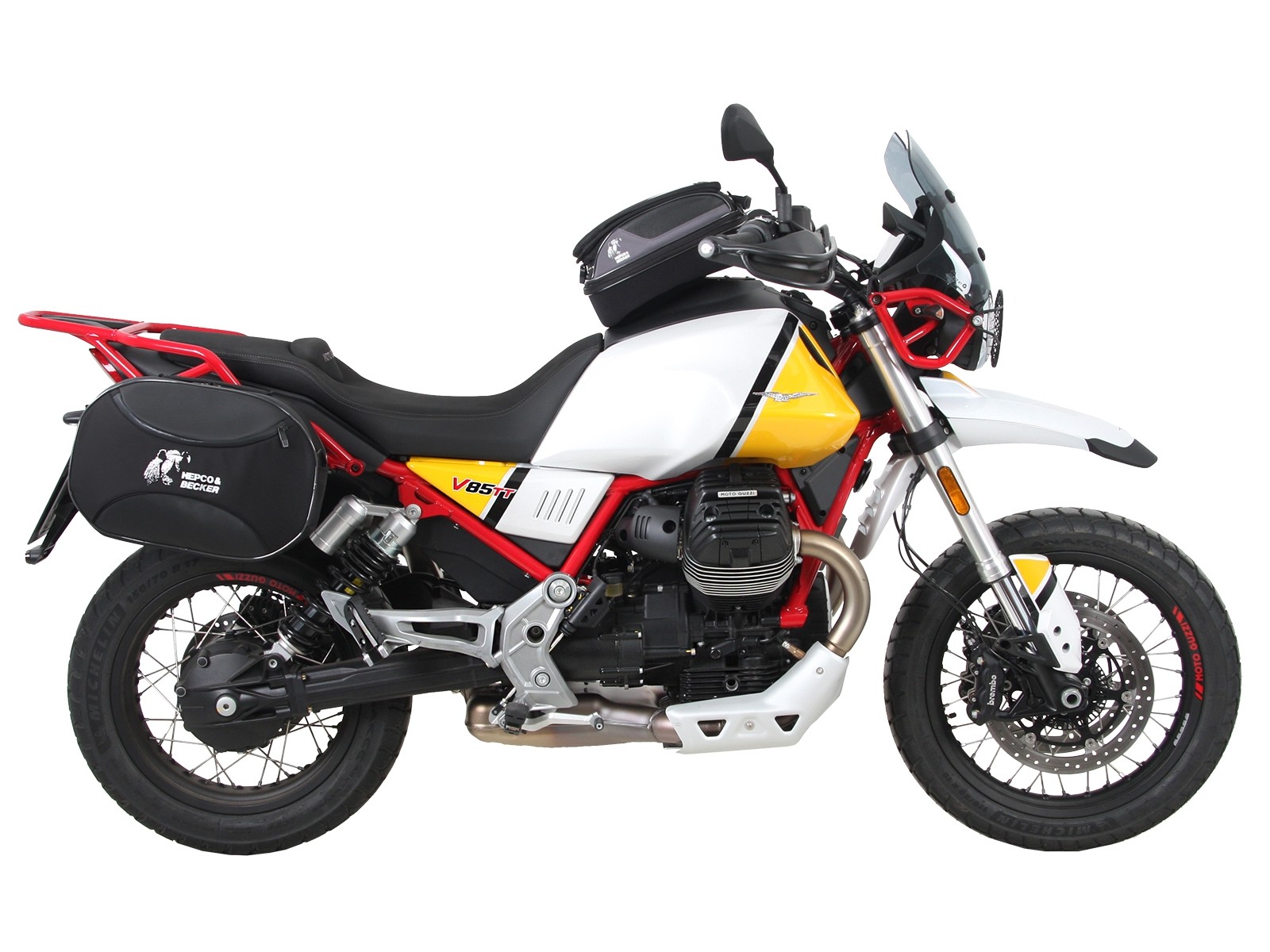 C-Bow zijdrager zwart voor V85 TT (Bj.19-) Hepco & Becker