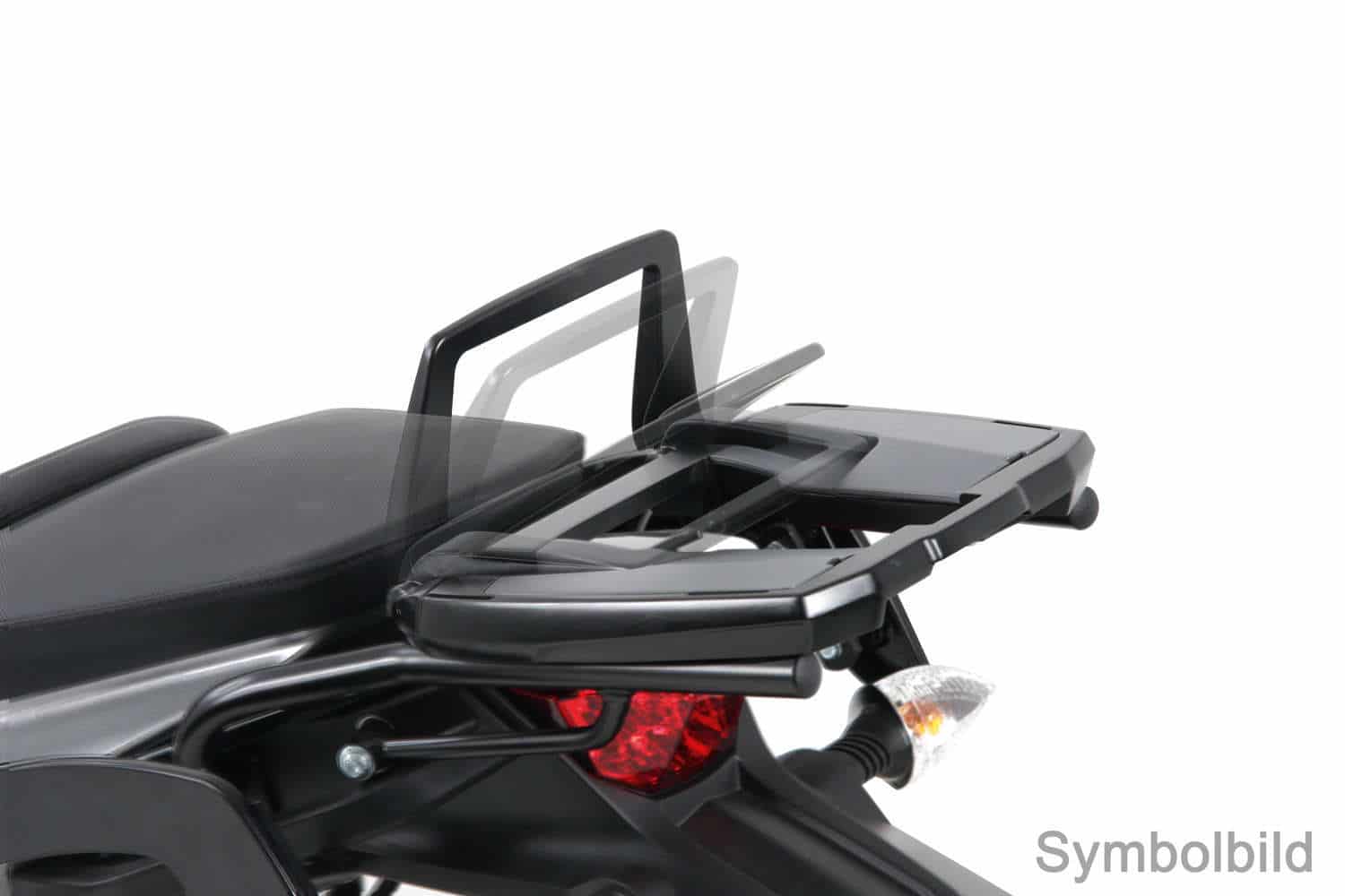Alurack topkoffer zwart voor BMW R 1200 GS (04-07) Hepco & Becker