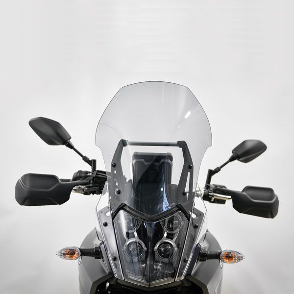Hoog windscherm smoke grijs voor Yamaha Ténéré 700 (19-24)