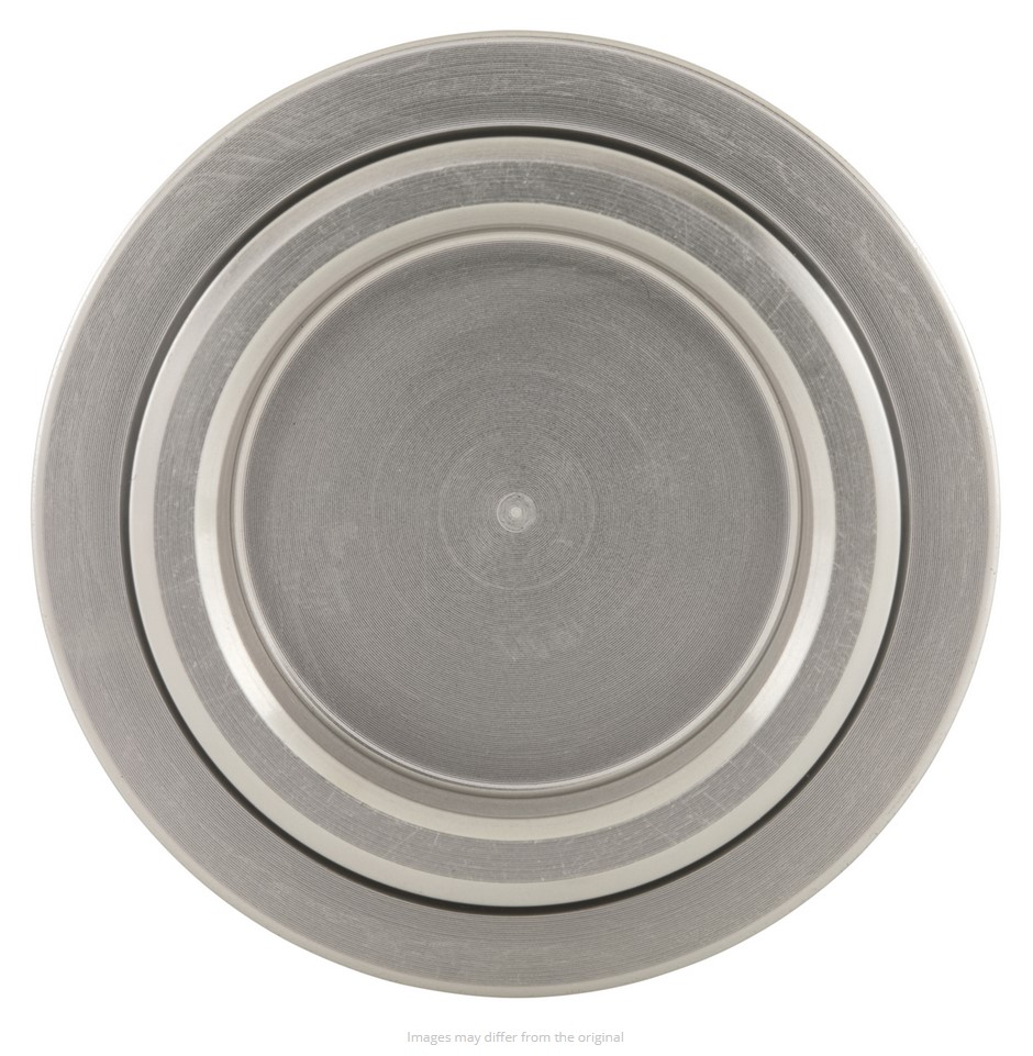 Stofkap velg voorzijde MK II voor Vespa, zilver
