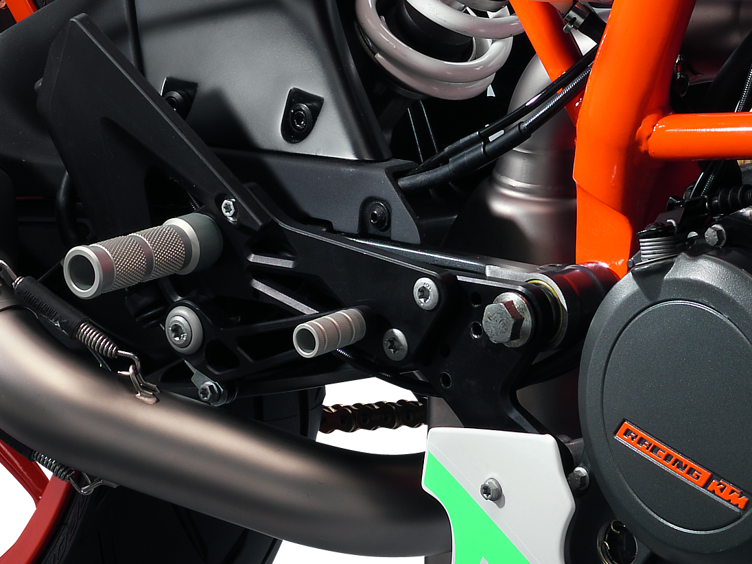 KTM voetsteun systeem