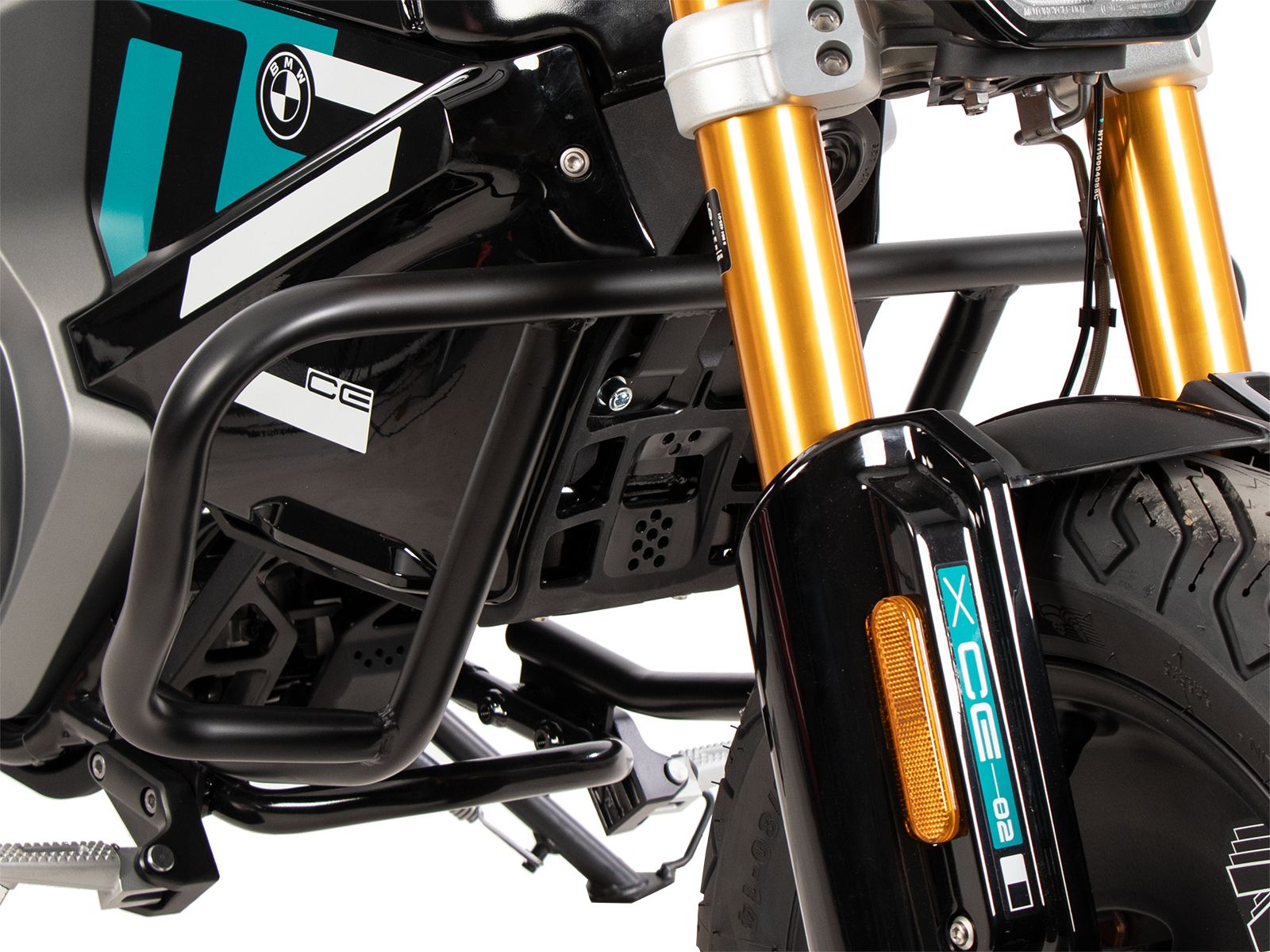 Motorbeschermer zwart voor BMW CE 02 (23-) Hepco & Becker