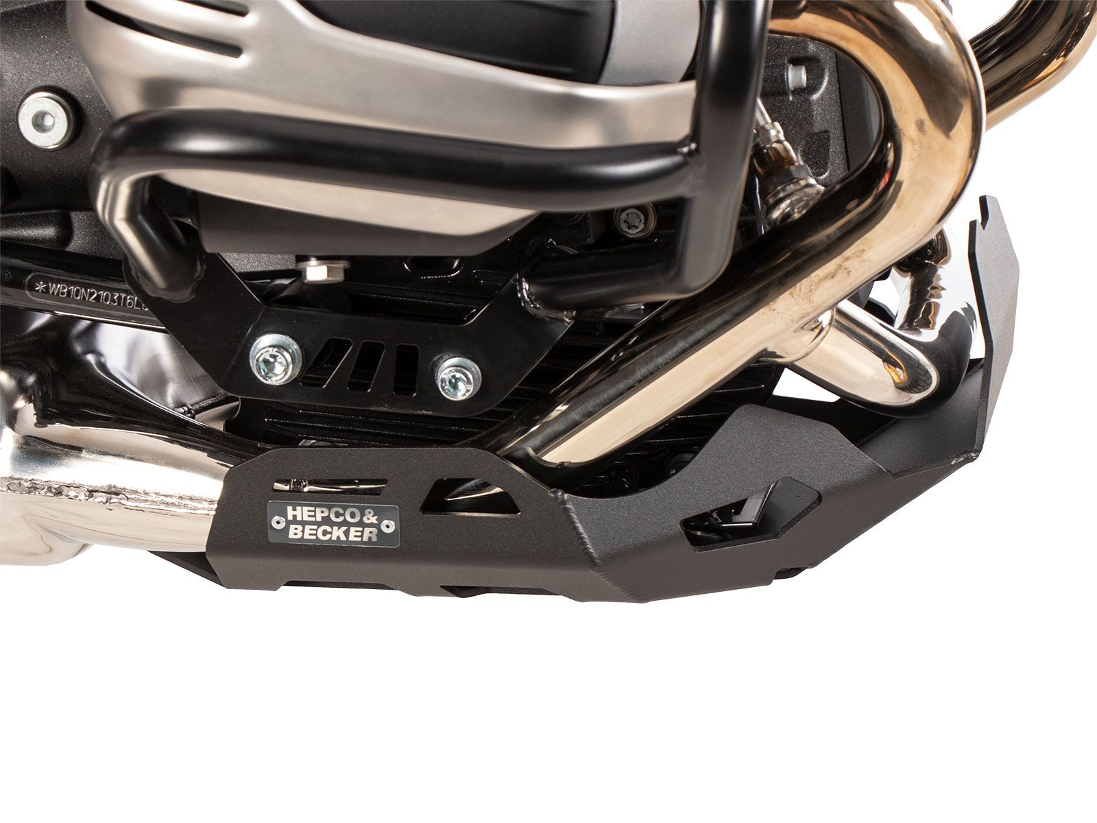 Motorbeschermplaat zwart voor BMW R 12 G/S (25-) Hepco & Becker