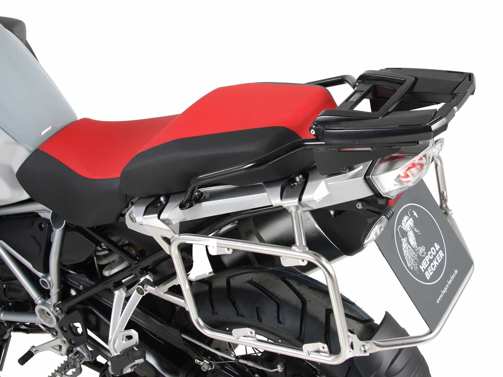 Kofferdrager set Cutout drager incl. kofferset Xplorer Cutout zwart voor BMW R 1250 GS Adventure