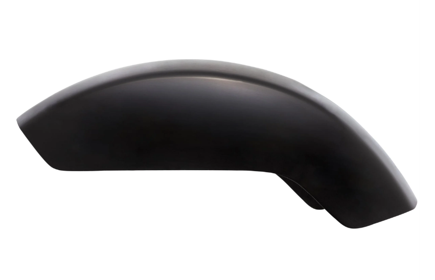 Spatbord EVO II voor Vespa PX 80-200ccm, GFK, klein, zwart